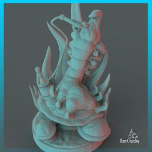 Absolem, the blue caterpillar