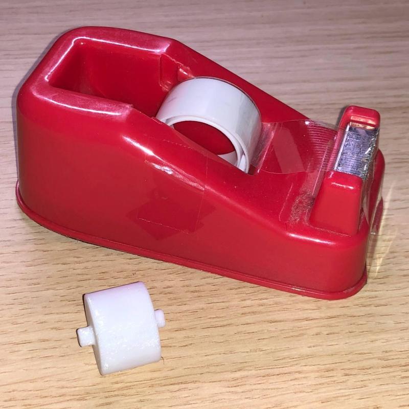 Replacement wheel for standard tape dispenser