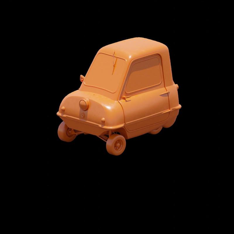 1960s Peel P50 3D Model