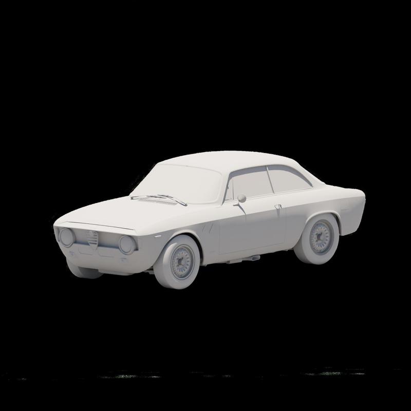 Alfa Romeo GTA Car 3D Model