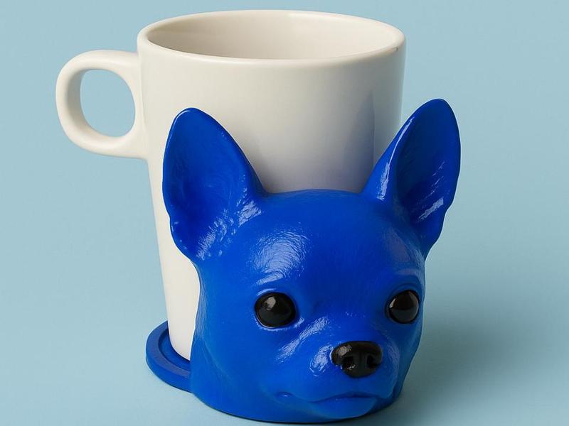 Chihuahua Dog Head Coaster