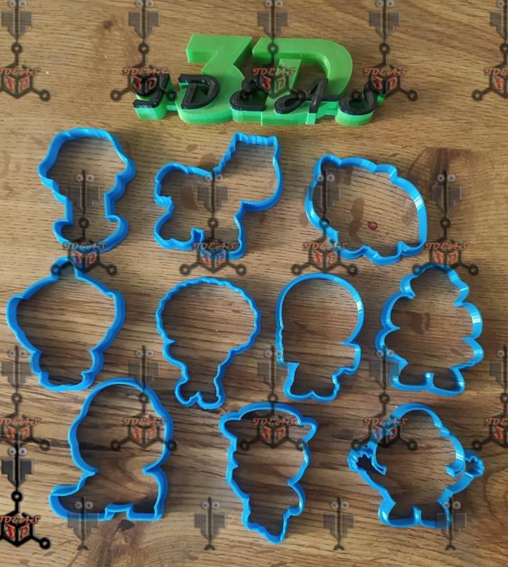 TOY STORY CUTTER SET