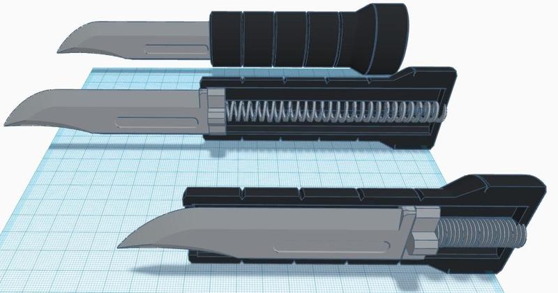 Collapsing Knife Prop