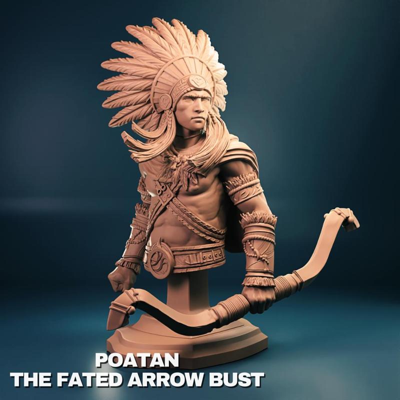 Poatan the Fated Arrow Bust