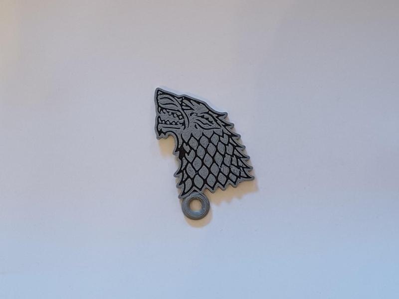 Dire Wolf Keyring
