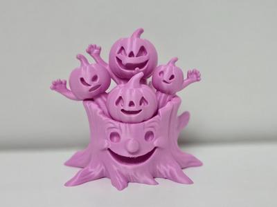 Halloween Pumpkin Family