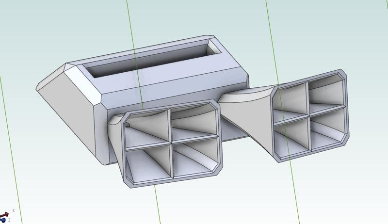 Universal Iphone passive amplifier wit Altec horns and Bass Reflex ports