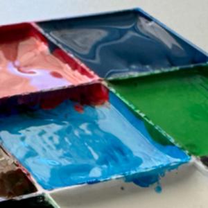 12-Color Mixing Palette Tray