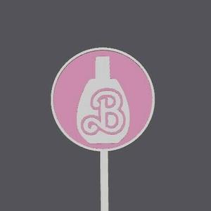 BARBIE MINI CAKE TOPPER - Perfume 1