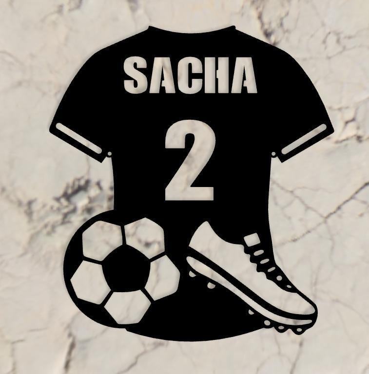 SOCCER JERSEY SACHA NUMBER 2