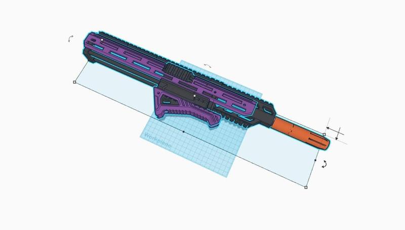 Caliburn Extended Barrel Shroud