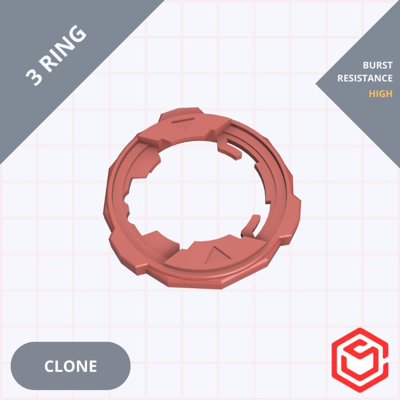 Beyblade X RATCHET RING 3