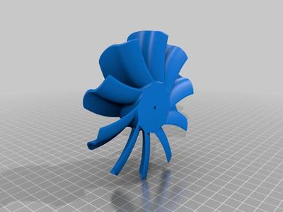 Fan Blade 110 mm, 3 mm hole