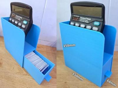 Lenses Cleaning Wipes Drawer with Open Storage Compartment