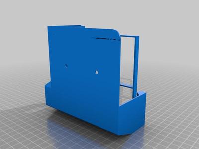PSU Mod - Rear Plug - Ender 3 Meanweall PSU with Raspberry Pi 4 Mount