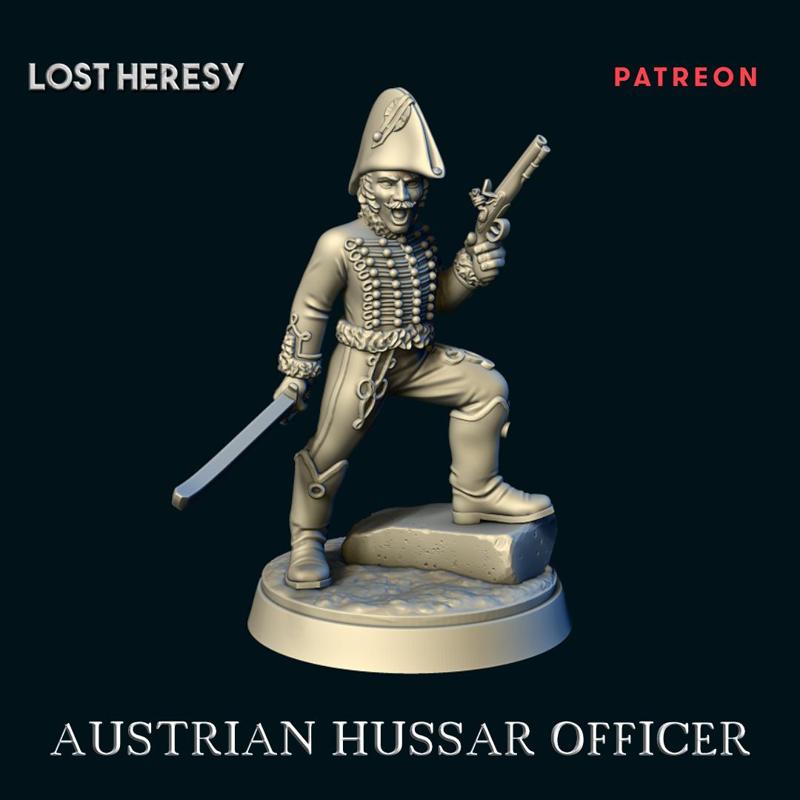 Napoleonic Austrian Hussar Officer