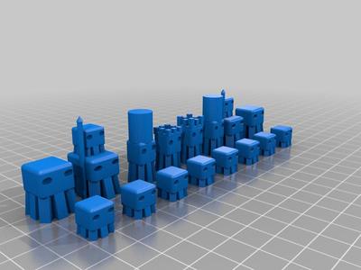chess set (squid plaz)