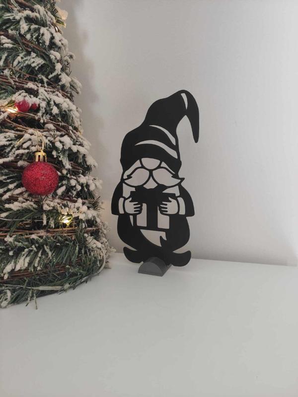 Santa claus with present