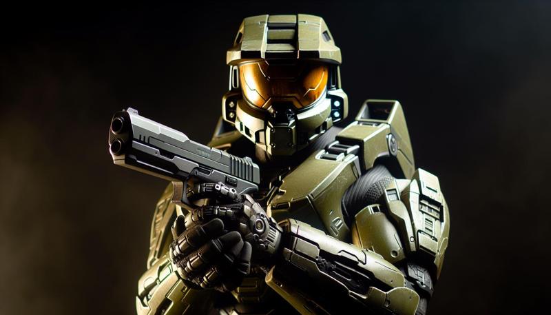 master chief halo hueforge