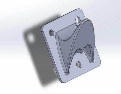 Hook w/three holes   
