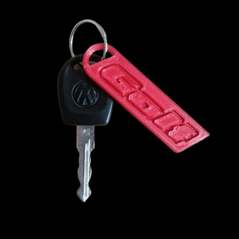 VW GOLF MK3 III KEYCHAIN Schlüsselanhänger 