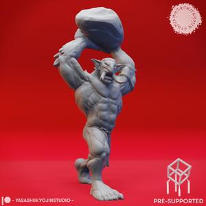Troll Chukka - Book of Beasts - Tabletop Miniature (Pre-Supported)
