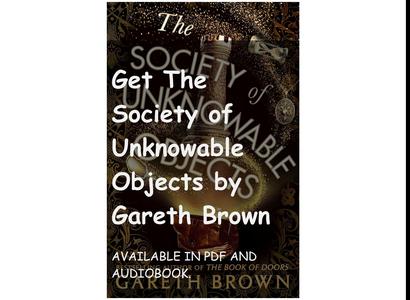 Get The Society of Unknowable Objects by Gareth Brown