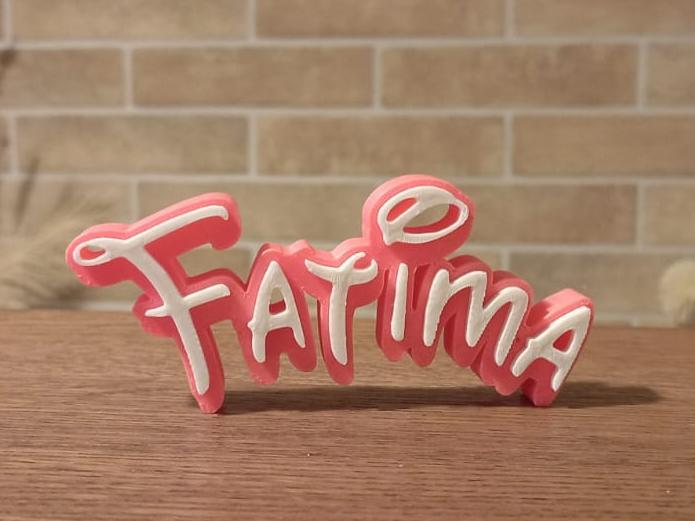 Fatima Disney Name Sign Decorate Room child Birth
