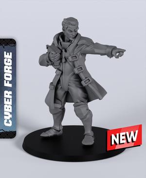 Cyril Hawk Mentor - With Free Cyberpunk Warhammer - 40k Sci-Fi Gift Ideas for RPG and Wargamers