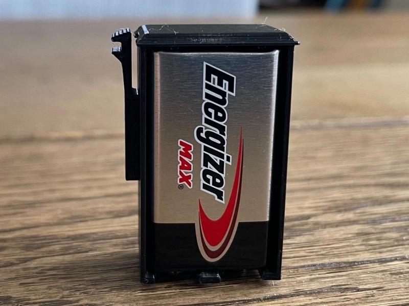 9V battery holder for Ibanez acoustic guitar