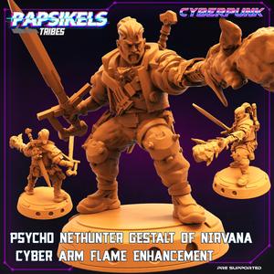 PSYCHO NETHUNTER GESTALT OF NIRVANA FLAME ARM CYBER ENHANCEMENT