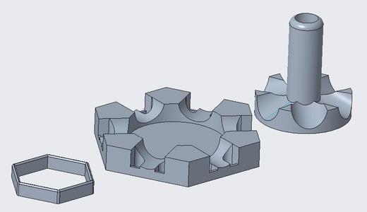 Gravitrax 6 Marble Starter FULLY 3D printed Easy to Print