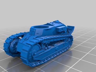 Renault FT17 easy print