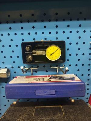 Indicator pegboard housing