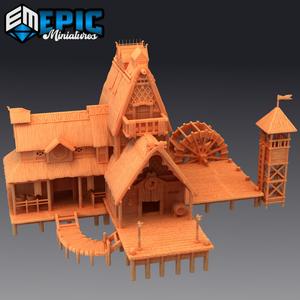 Swimming Tavern / Water Building / Ocean House