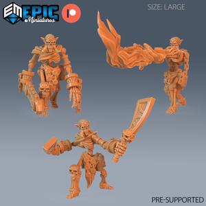 Troll Skeleton Set / Undead Ogre / Evil Zombie Spawn / Cave Beast / Graveyard Encounter