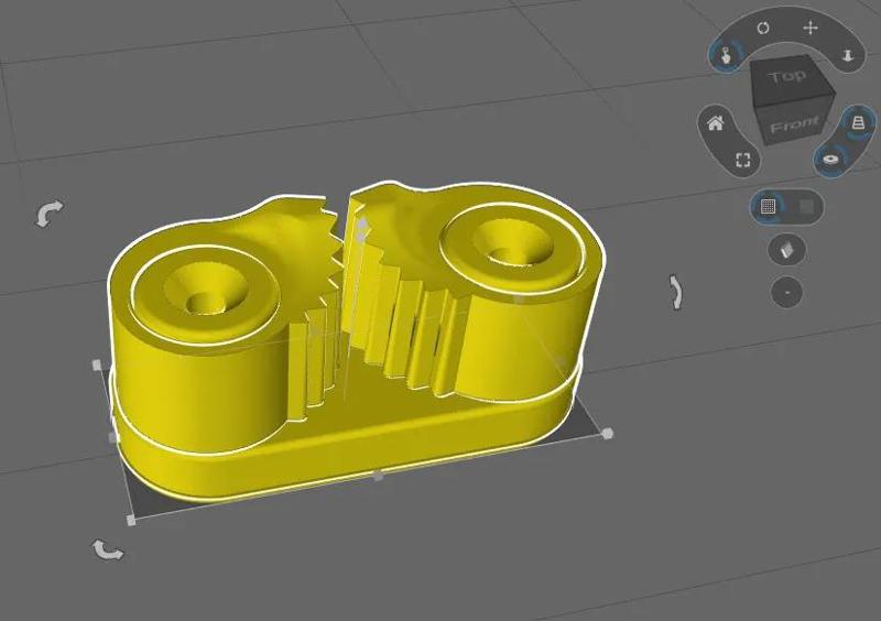 Pull-Through Rope Cleat   