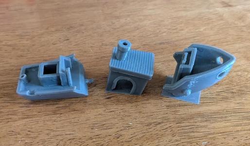 Shipwreck Benchy for your Fish Tank with bubbler   