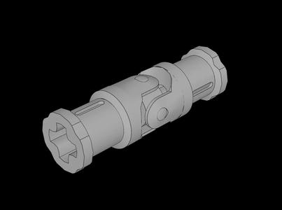 Lego Compatible (61903.dat) Technic Universal Joint 3L (Complete)   