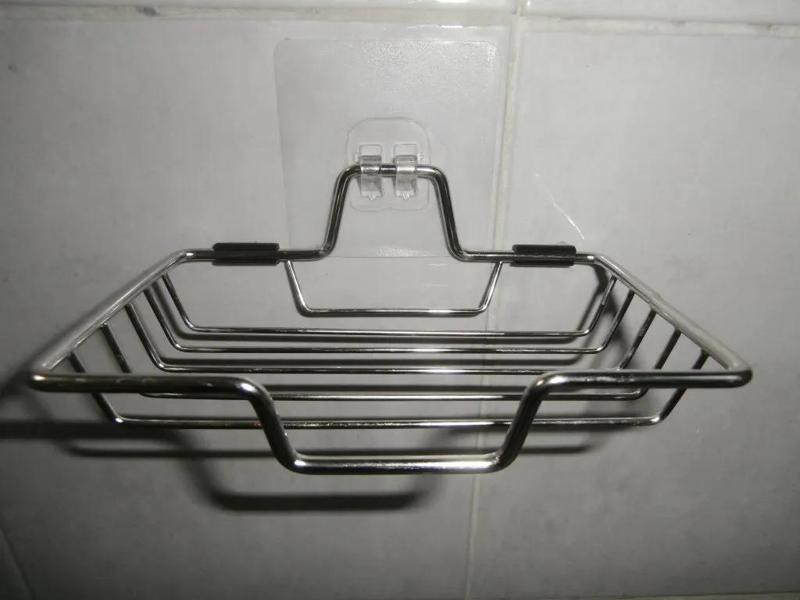 DISTANZIALI  A MURO PER PORTA SAPONE CROMATO ADESIVO   