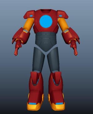 Kid Iron Man from Iron Man and Friends Full Armor