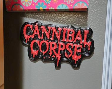 Cannibal Corpse refrigerator magnet 6x3mm   