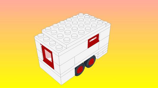 NotLego Lego Trailer Model 2
