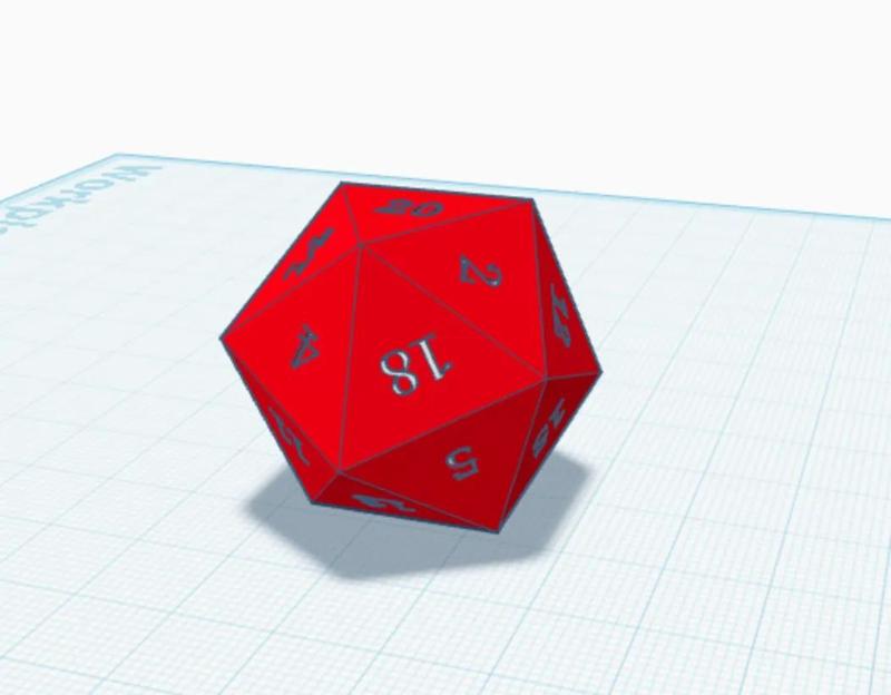 20 sided dice   