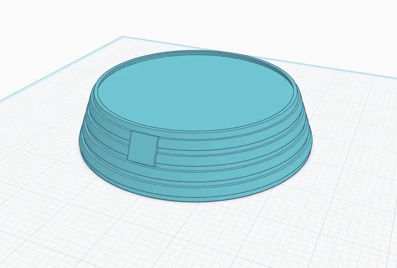Figure stand with no cutout   