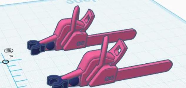 Dummy 13 chainsaw hands   