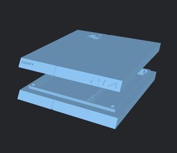 PS4 PLAY STATION 4 CASE WITH TRAY MAGNETIC LID WEED TRAY-BOX 137X151X23MM EASY PRINT PRINTING WITHOUT STANDS