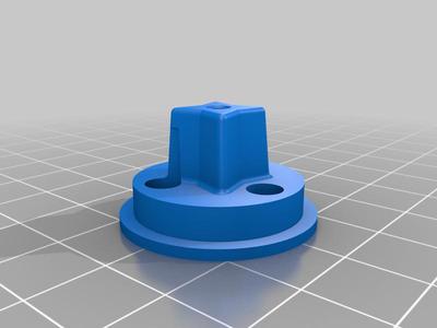 3dsets Model 9/10 Bamboo Motor Pulley B for 3 hole motors