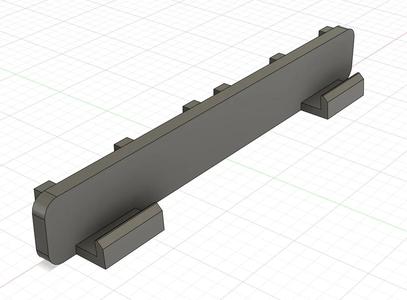 P1P pegboard holder for Bambu Lab P1P Side Mounted Spool Holder (Remix) by sonnyc   