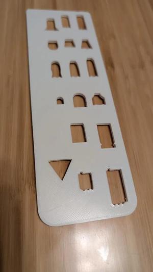 Theatrical Lighting Stencil (1:25 scale)   